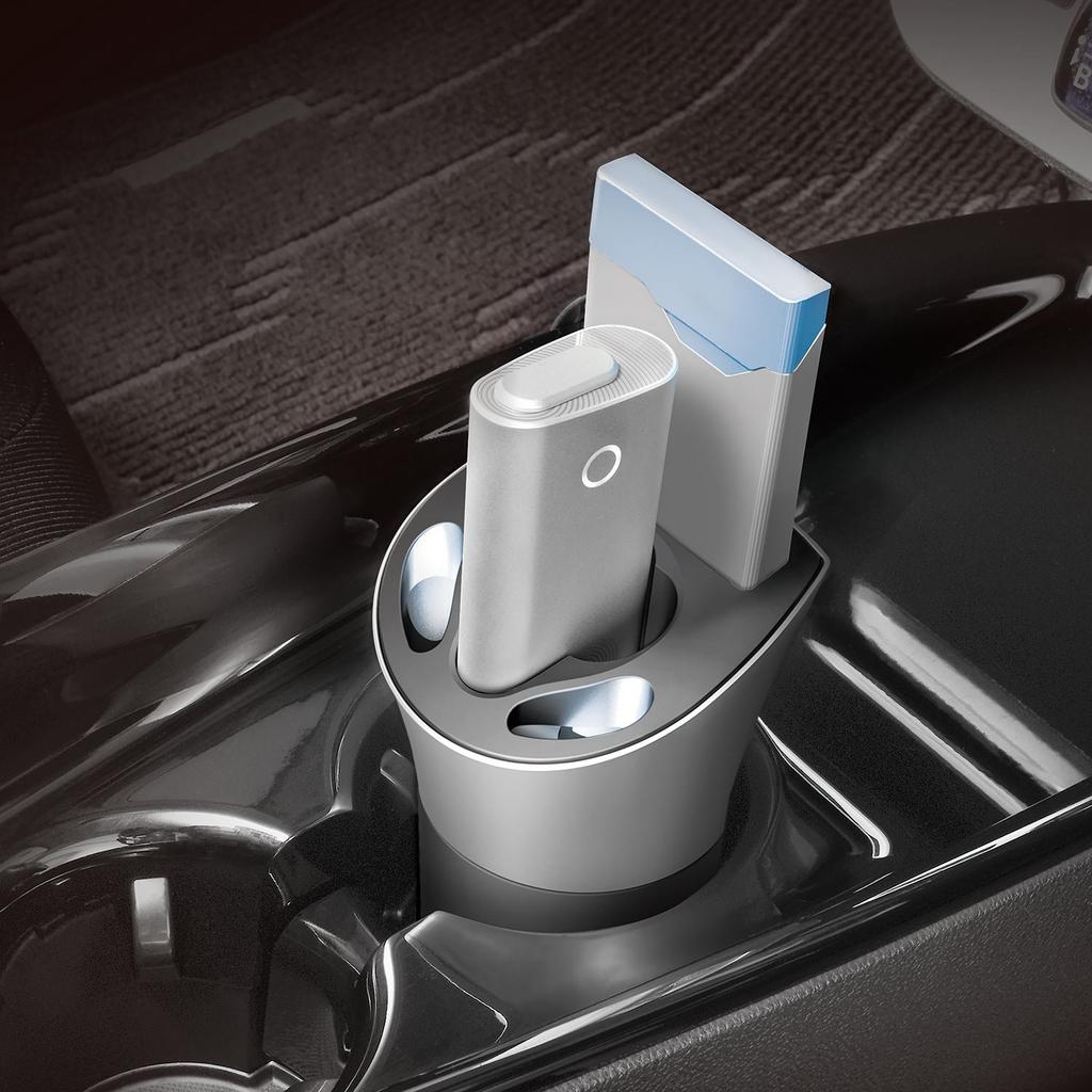 Carmate DZ497 Car Ashtray, Dedicated Holder for Charging/Butt