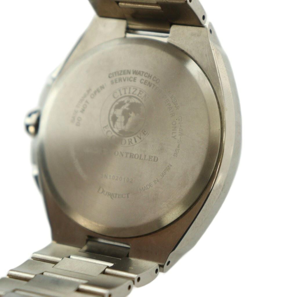 Citizen ATTESA Solar with Black Silver Eco-Drive Watch, Radio-Controlled Powered, Calendar, Dial, Color, E610-T018505