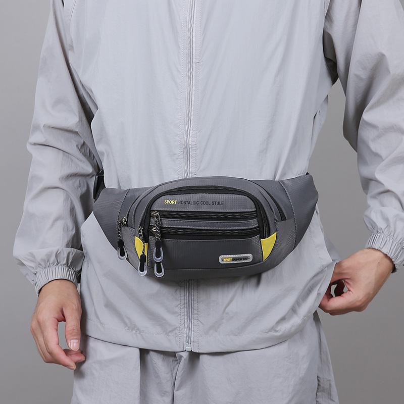 Geantă de Talie Mobilă Unisex - Capacitate Mare, Rezistentă la Apă, Durabilă pentru Muncă și Călătorii, Geantă Sport Fashion Crossbody
