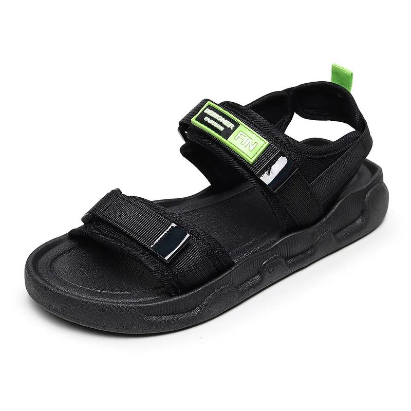 Sports Sandals Female Ins Tide 2025 Summer New Net Red Korean Version of The Magic Student Flat Female Sandals Women's Shoes