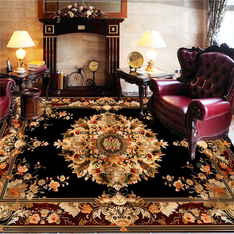 

Роскошный ковер в персидском стиле, большой, для украшения гостиной, коврик для зоны дивана 200x300 см, домашний, для спальни, гардеробной, мягкий, нескользящий, напольный коврик 60*90cm