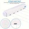 1PCRetractable Invisible Clothesline For Indoor Outdoor Bathroom Bedroom Balcony Living Room Pull Out Clothes Hanger Drying Rack
