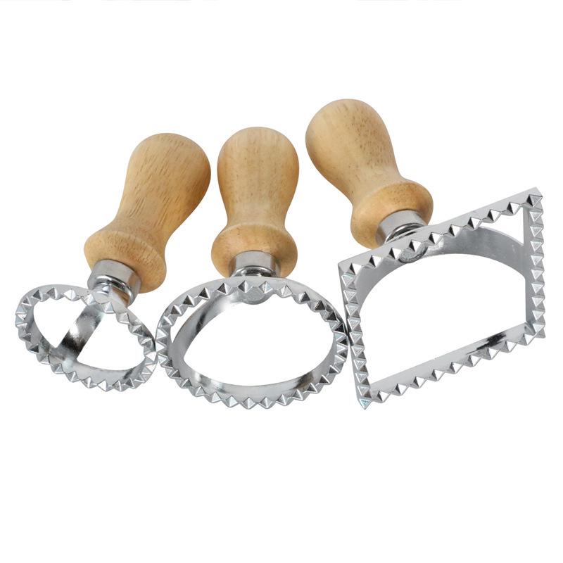 Ravioli Cutter Pastry Press Mold Dumpling Lace Embossing Device Ravioli Maker Mold Ravioli Stamp Cookie Mold Kitchen Baking Tool