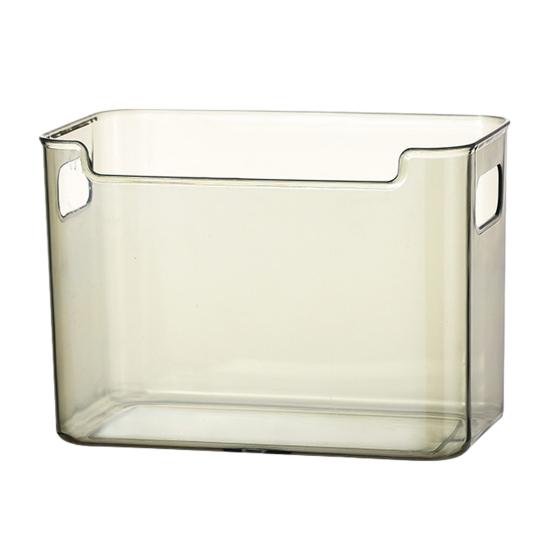 Boîte de rangement pour porte latérale de réfrigérateur Bacs de rangement en plastique transparent Empilables Organisateur de cuisine pour viande Snacks et Boissons