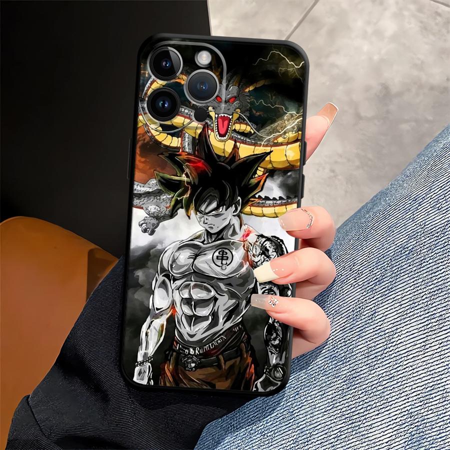 Funda Phone Cover Phone Case for Apple iPhone 11 17 Pro Max 15 Pro 7 8 XR XS MAX 16 12 Air 14 13 Goku Cool Dragon Ball