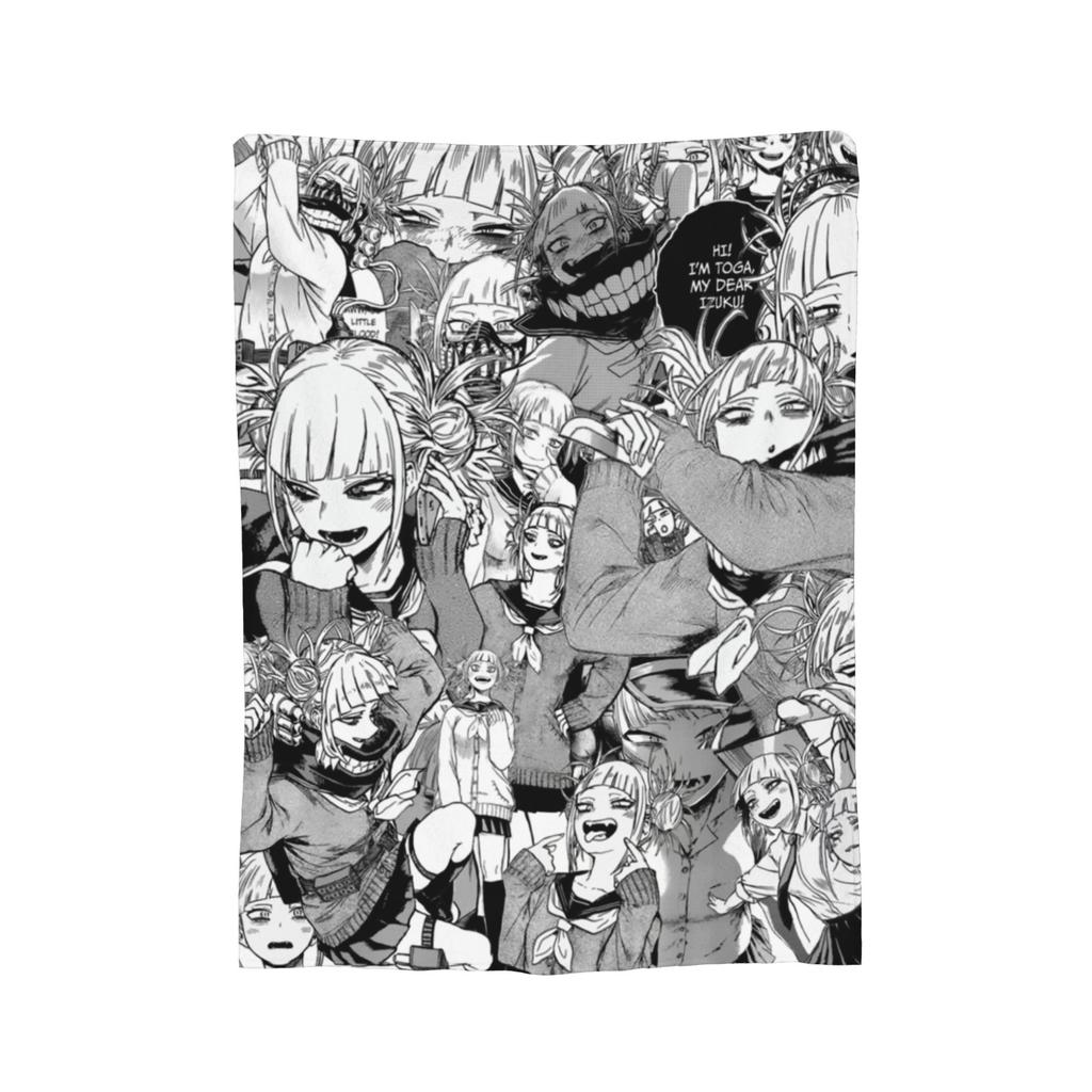 Todoroki Shoto Blankets My Hero Academia Anime Manga Fleece Vintage Warm Throw Blankets for Chair Covering Sofa  Winter,