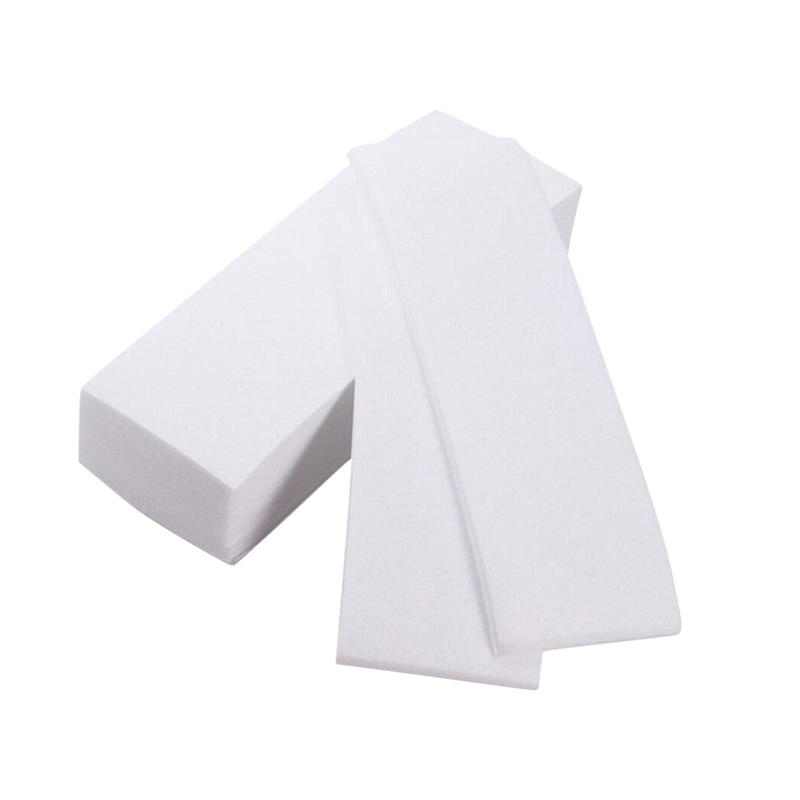 

Одноразовая косметическая бумага для удаления волос, 100 шт., утолщенная нетканая бумага для удаления волос, медовая восковая бумага, инструмент для удаления волос белый