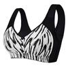 Plus Size Front Bra Women Thin Padded Wirefree Full Cup Supportive Tank Top Seniors