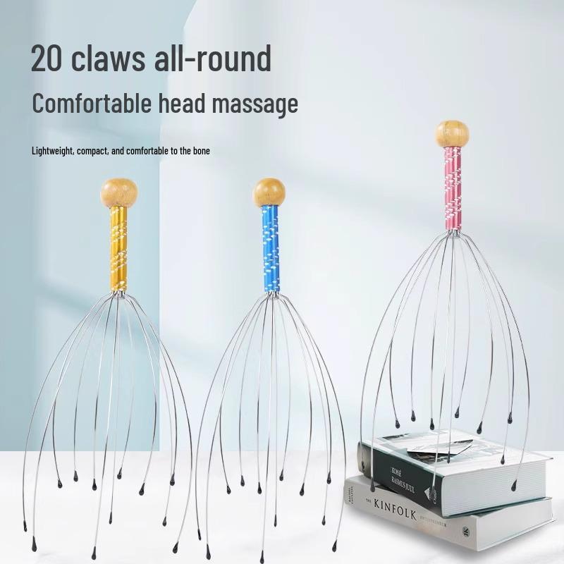 

Octopus Head Massager: Scalp Scratcher & Meridian Comb - Newbies Get Three for 0.01 Set of 3