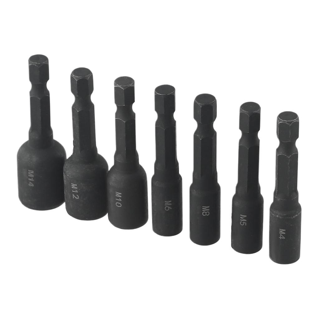 Socket Wrenches M6-M14 Firmer Screw Tap Socket Adapter Holder Extension Bar 1/4 Inch Hex Shank Chuck Wrench Hand Tools
