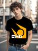 Half-Life Symbol Grafik Schwarz & Orange Videospiel T-Shirt - Rundhals T-Shirt