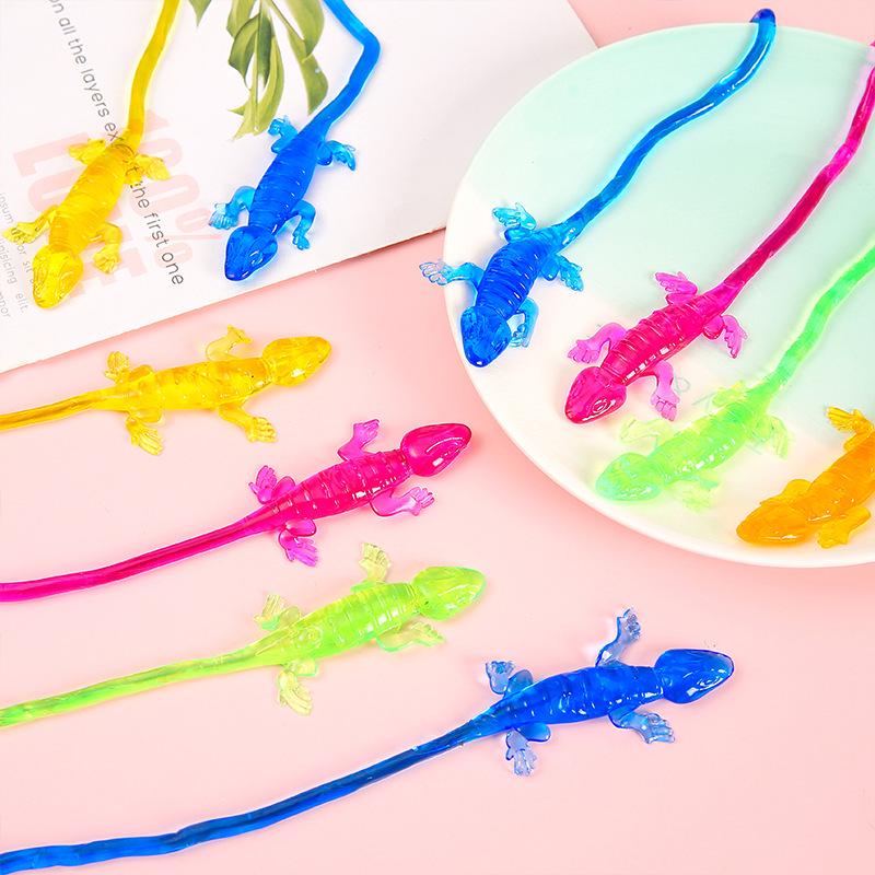Sticky Gecko Wall Climbing Toy - Stress Relief and Prank Toy for Kids