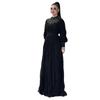 2024 Autumn European & American Hepburn Style High-end Rhinestone Long-sleeve Dress