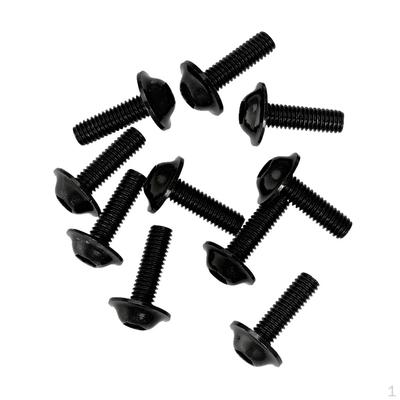 10 Auto Motorcycle Screws Bolts Colorful Decorative Vehicle Fastener Multifunctional Windshield