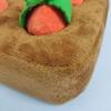 Dog Snuffle Mat Soft Puppy Carrot Snuffle Toy Puppy Puzzle Pad For Pet Parents Animal Lovers Busy Professionals Trainers