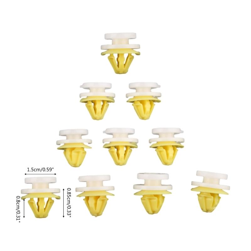 10 Stücke Türverkleidung Innenverkleidung Clips 7703077250 Universal für Opel-Vivaro Movano-Primastar Clio-I Clio-II Kangoo-Laguna