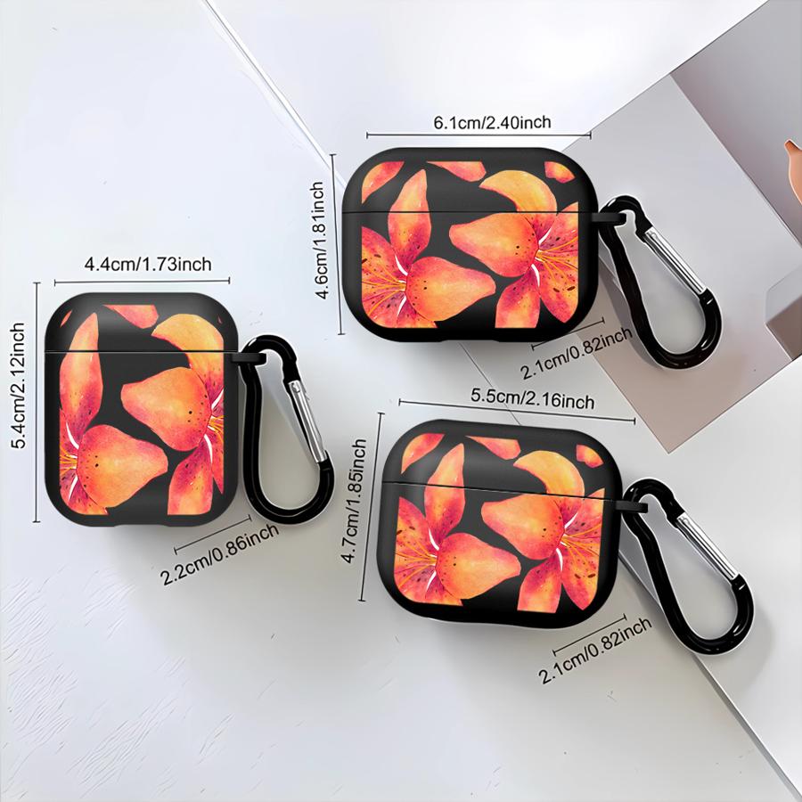Hülle Für Airpods 3 Pro Pro2 2 Pro3 4 1 Kopfhörerhüllen Abdeckung Rosa Gelbe Blume