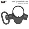 Ryohin Buhin 5KU TROY Dual QD Sling Mount & QD Sling Swivel Replica Set for Tokyo Marui GBB M4 Series, Lightweight Aluminum, Black