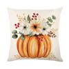 Pumpkin Pillow Cover Linen Printed Sofa Cushion Cover Living Room Bedroom Decoration Pillow Cover Home