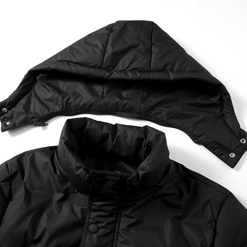 Autumn and Winter New Down Jacket for Young Men Warm Trend White Duck Down Hooded Fashion Casual Down Men's Jacket