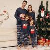 Family Matching Print Sets Pajamas Loungewear Outfits Family Matching Long Sleeve Tops+Pants Set