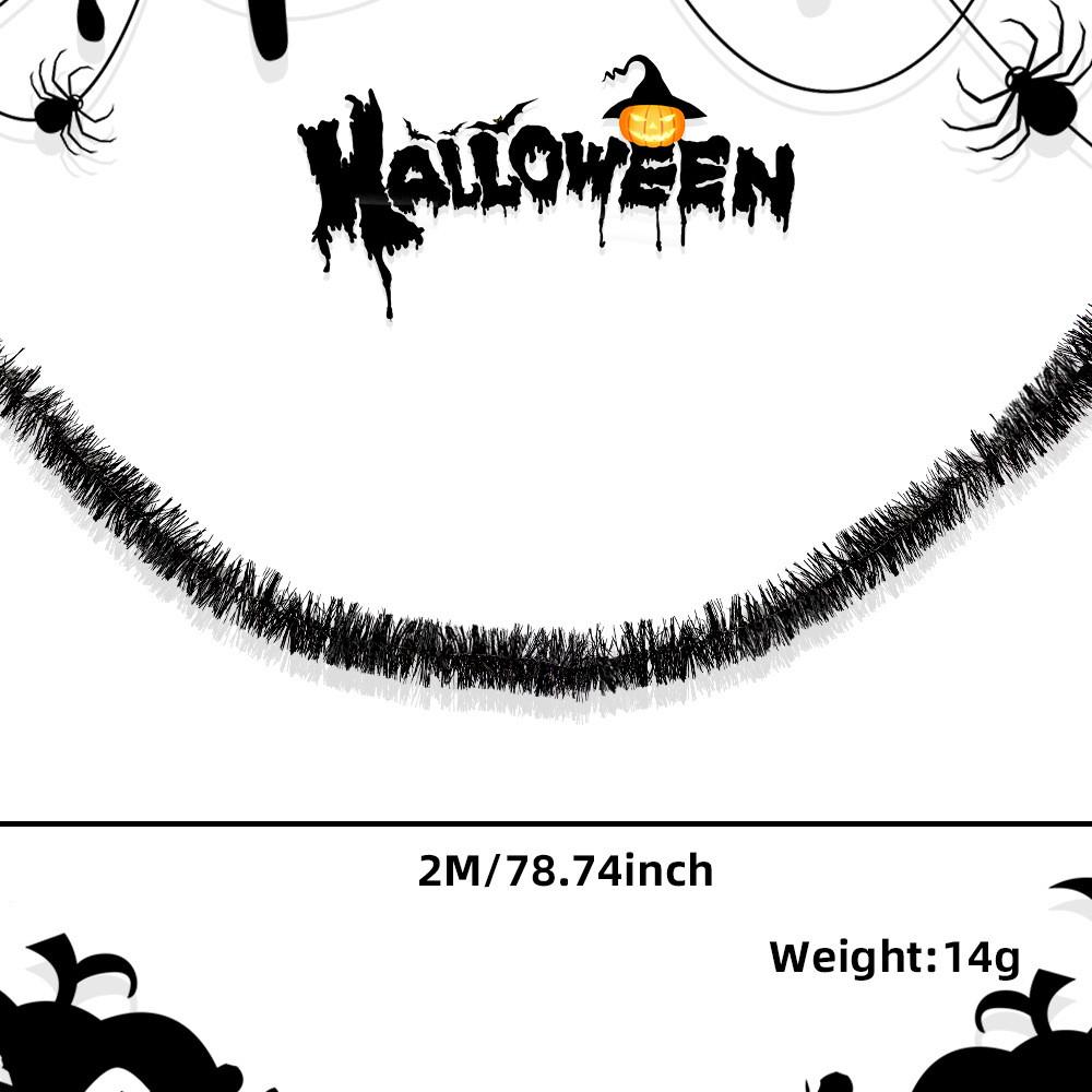 Meter 2 Versatile Black Streamers For Halloween Decorations And Occasions Festive