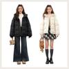 MJ STYLE Women's Hooded Down Jacket