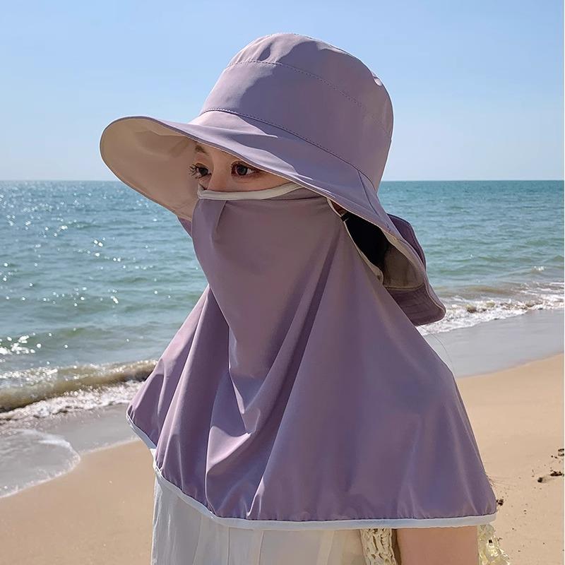 Summer Sun Hat for Women In Spring and Summer Korean Versatile Fisherman Hat New Outdoor Sun Protection Face Covering Sun Hat