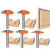 6mm haste roteador bit porta quadro faca de renda perfilada gravura moagem de alta dureza