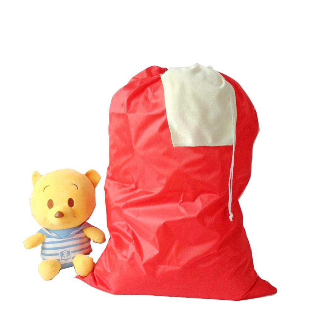 Durable Robin Blue Nylon Laundry Bag With Drawstring Closure Rectangular Shape