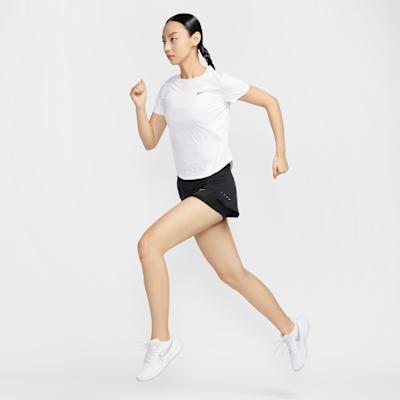 Nike Dri Fit Short Sleeved T Shirts Women's White