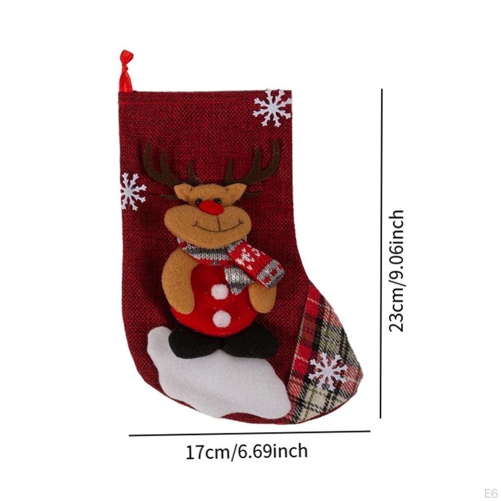 Weihnachtssocken Kinder Dekor Tasche Urlaub Dekoration Kinder Geschenk