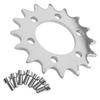 Ruota dentata per bicicletta a scatto fisso 16T Freno a disco Alta efficienza