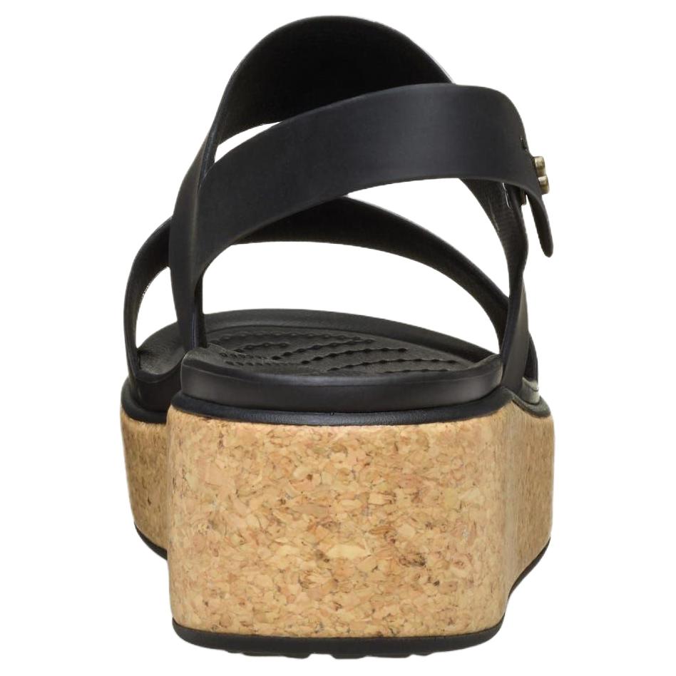 Crocs Brooklyn Casual Minimalist Slide Sandals 4.5cm Women Sandals Black 211144-060