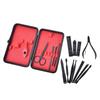 Stainless Steel Nail Clipper Cutter Trimmer Ear Pick Grooming Kit Manicure Pedicure Toe Nail Tools