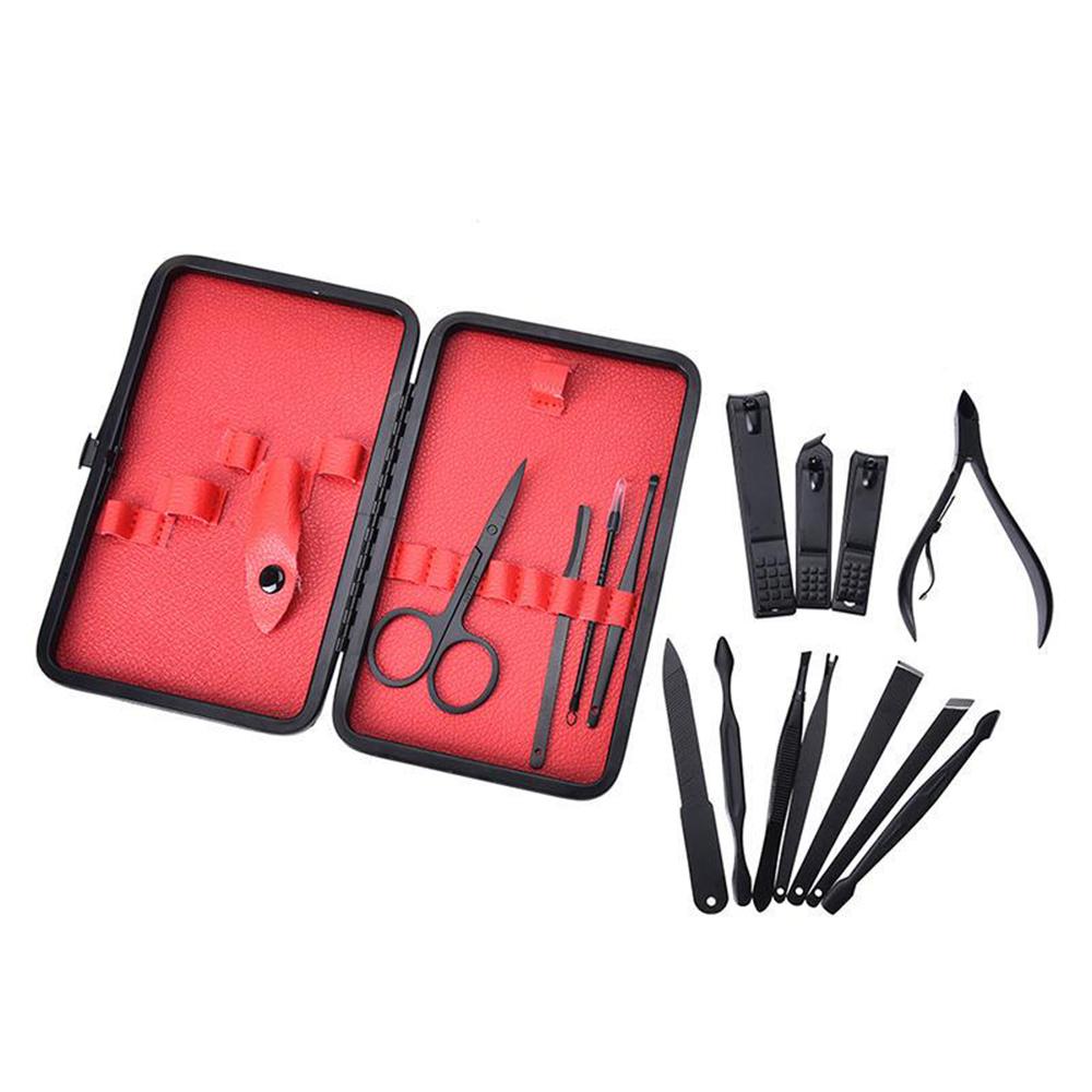 Stainless Steel Nail Clipper Cutter Trimmer Ear Pick Grooming Kit Manicure Pedicure Toe Nail Tools