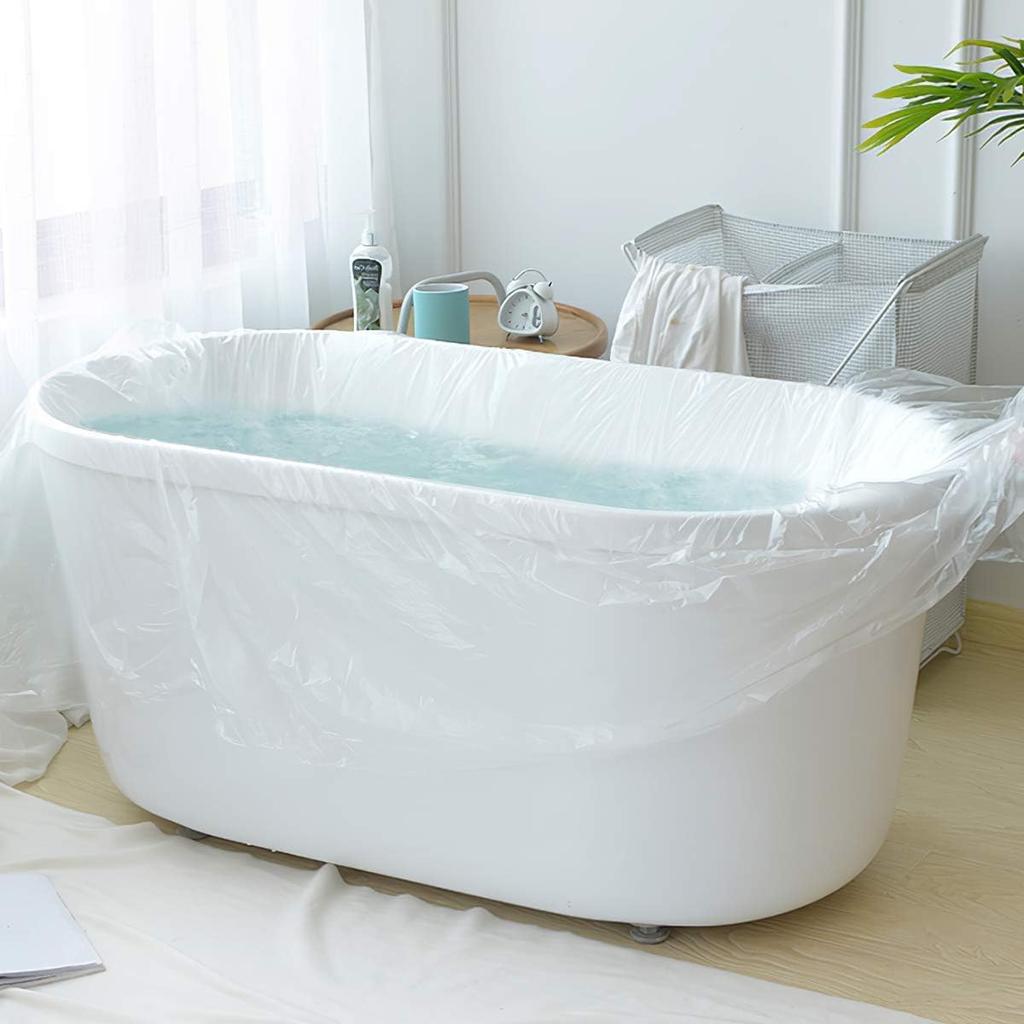 Large Disposable Bathtub Covers for and Homes x Sheets Salons, Hotels, (5.2m 1.2m) 1/10 (10)