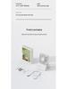 Portable Silent Mini Desktop Fan: Dual-Use Hanging & Standing, Rechargeable for Office & Dorm