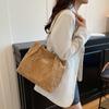 Casual Fashion Tote Women's Bag New Trend Simple Plush Bag Shoulder Underarm Commuter Bag