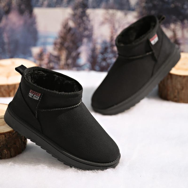 

Snow Boots Women s Winter New Couple Fleece 44 Plus Size Cotton Shoes 44