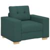 Armchair in Dark Green 100 x 78 x 80 cm Fabric