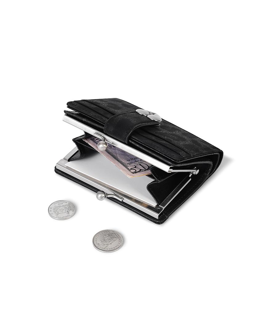 Fennec Hearty Frame Bridge Wallet - Leopard Black