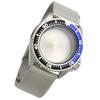 Black Blue 42mm Stainless Steel Watch Strap Belt Bezel Case for Movement NH35/36