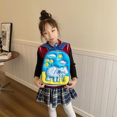 New Schoolbag Cute Cartoon Hard Shell Bag 3D Three-dimensional Fashion Men's and Women's Backpack