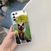 PP22 Cute Siamese Cat Phone Case for LG K22 K30 K40 K40S K41 K42 K50 K50S K51 K51S K52 K61 K62 K71 K92 Q60 Q61 V40 V50 V60