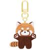 Cute Small Panda Embroidery Keychain Key Ornament Great for Key and Handbags