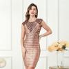 Bandage skirt high-end fashion dress design party dress slim women's clothing summer women