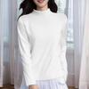 Autumn Winter Casual Loose Semi-turtleneck Pullover Women Sweater Knitting Solid Color Long Sleeve Tops Fashion Elegant Basic Clothing