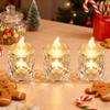 24PCS LED Flameless Candles Crystal Electronic Night Lamp for Date Party Valentine's Day Bedroom Wedding Christmas Decorations