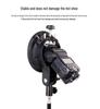 L-Shaped Camera Flash Microphone Bracket with Handheld Chuck and Softbox Fill Light